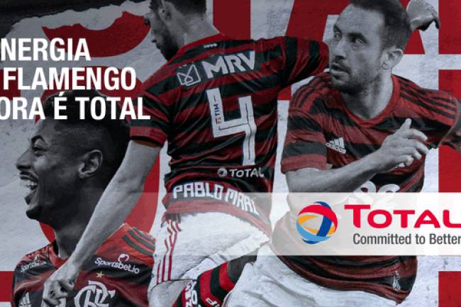 Flamengo presentó a Total como nuevo sponsor
