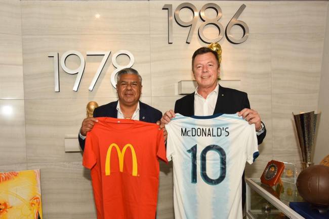 AFA presenta a McDonald’s como nuevo sponsor de la selección argentina