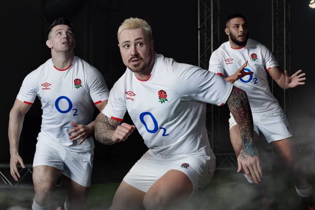 Umbro devela el nuevo kit de rugby de Inglaterra