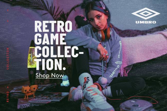 Umbro presenta su segunda “Retro Collection”