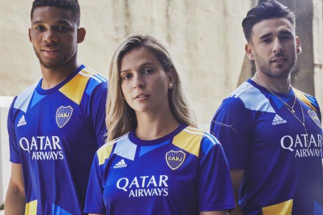 Adidas presentó la tercera camiseta de Boca Juniors 