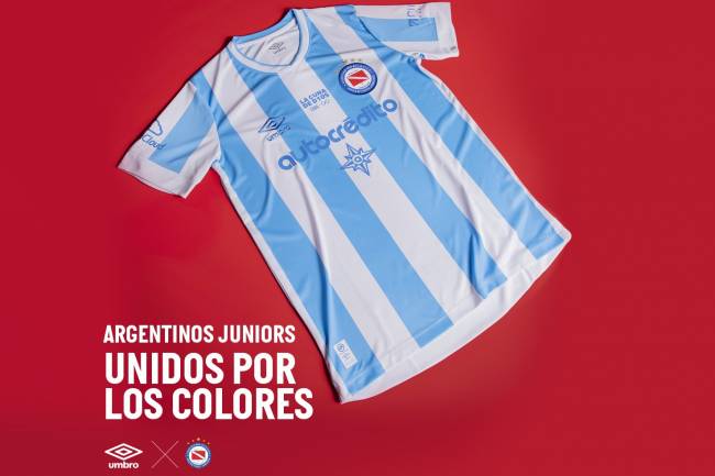 Umbro presenta la nueva camiseta de Argentina Juniors