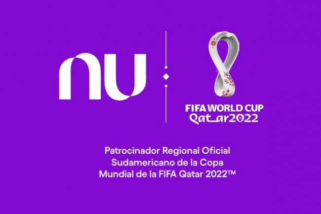 Nubank, regional sponsor of the 2022 World Cup