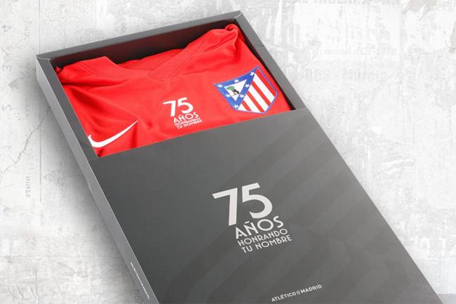 Atlético de Madrid debuted its fourth shirt