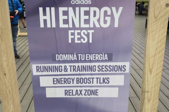 Adidas had its Hi Energy Fest