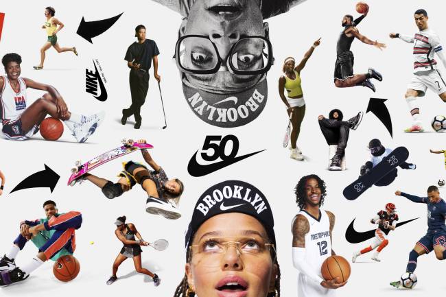 Nike celebrates its 50th anniversary