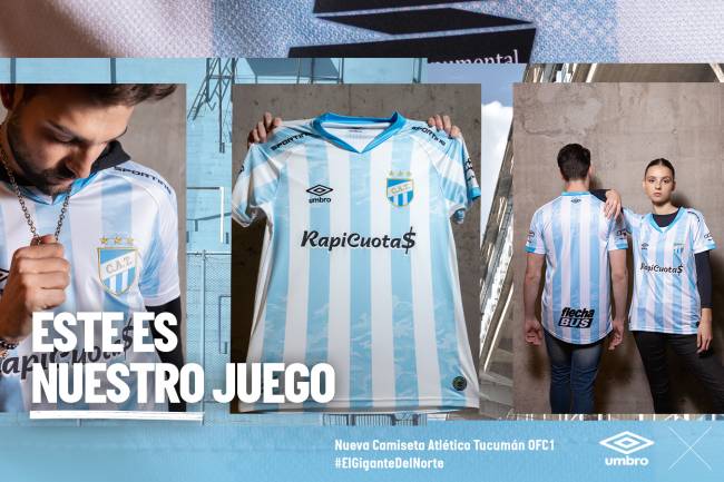 Umbro presentó la nueva titular camiseta de Atlético Tucumán