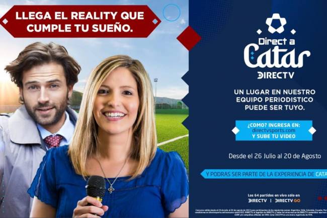 DIRECTV lanza un reality para ir a Qatar