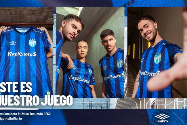 Umbro presented the new substitute shirt of Atlético de Tucumán