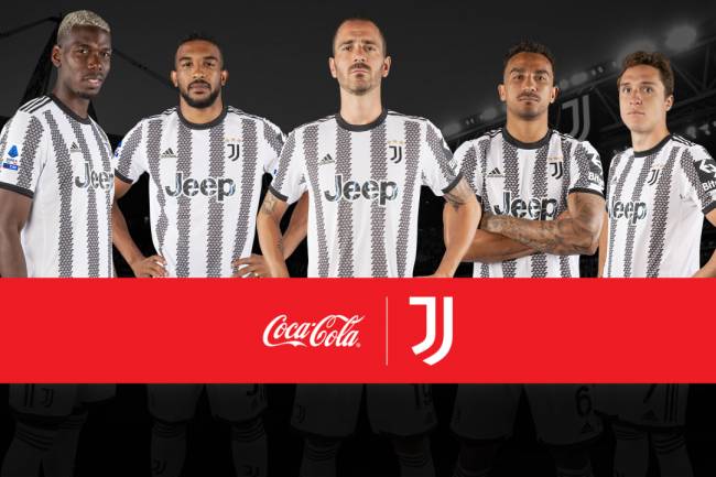 Juventus renueva su patrocinio con Coca-Cola