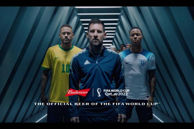 Budweiser launched its new commercial with Lionel Messi, Neymar and Raheem Sterling