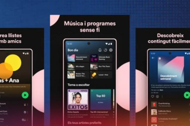 Spotify agrega el idioma catalán en su app por medio de FC Barcelona