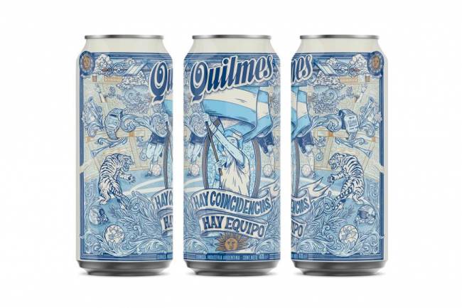 Quilmes launched a special can to accompany the illusion of the Argentines in this World Cup