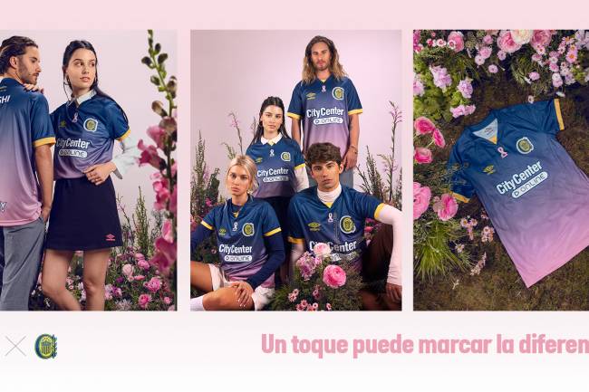 Umbro presented the new alternative shirt for Rosario Central