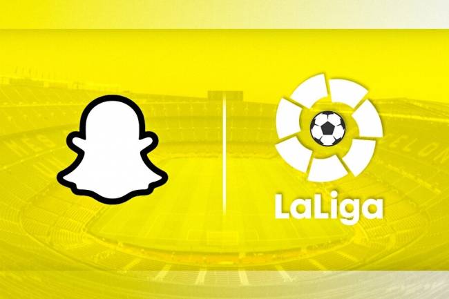 LaLiga announces its partnership with Snapchat