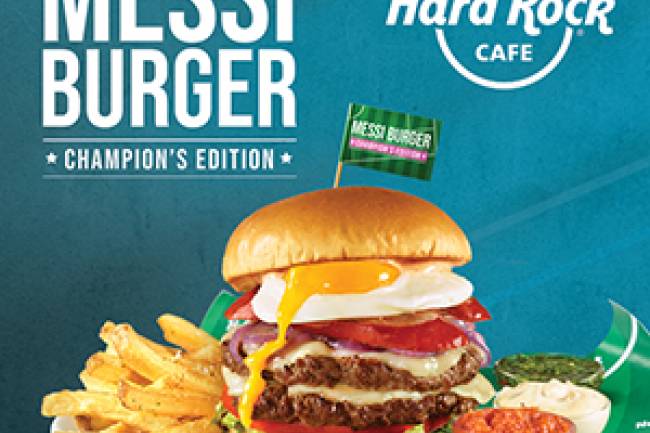 Hard Rock Cafe y Lionel Messi se unen para llevar la Champion's Edition a todo el mundo