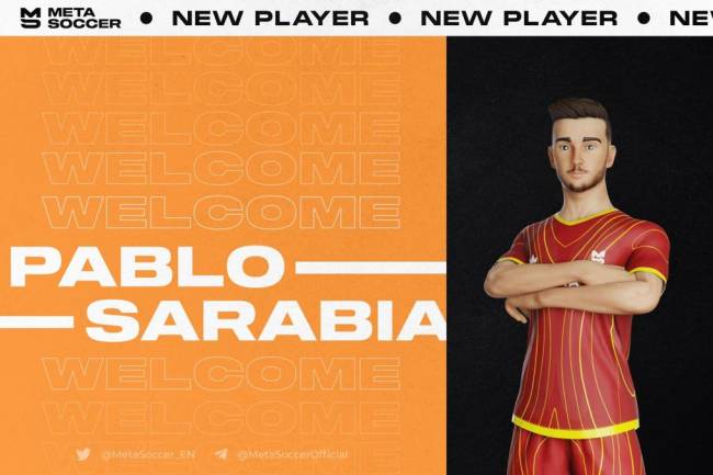 Pablo Sarabia formará parte del primer metaverso de fútbol del mundo