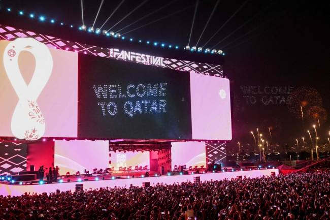 Casi dos millones de hinchas de todo el mundo disfrutan del FIFA Fan Festival en Doha