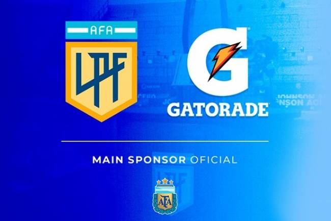 The Argentine Soccer Association presents Gatorade as Sponsor of the LPF and the Women's Championship