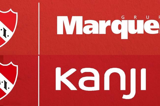 Independiente sumó a Kanji y Grupo Márquez como sponsors en su camiseta