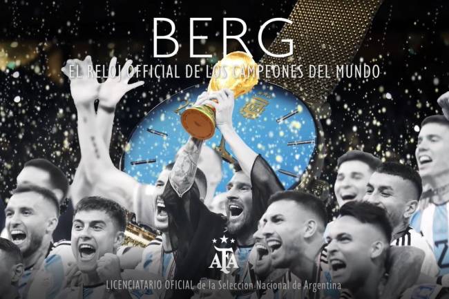 The Argentine Football Association presents its commercial agreement with BERG Watches