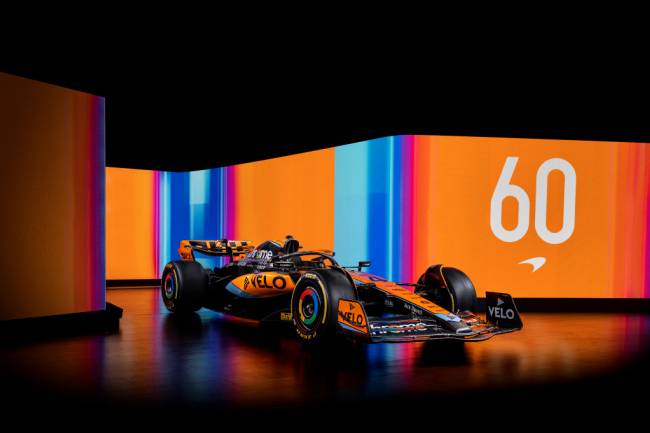 Jack Daniel's y McLaren presentaron el auto de la temporada 2023 de la F1