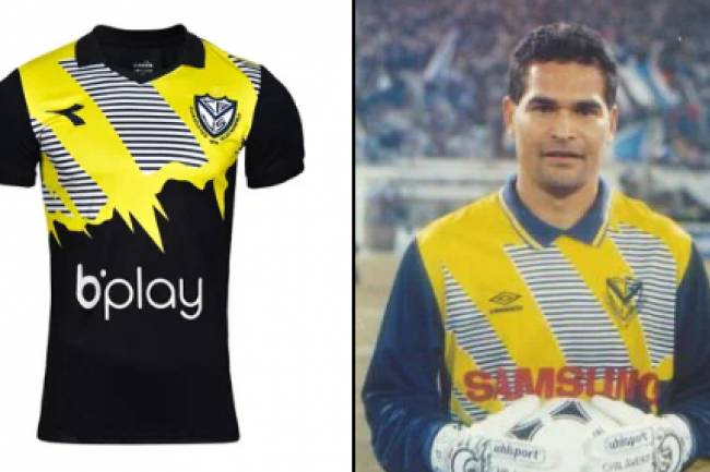 Vélez presenta su camiseta homenaje a Chilavert