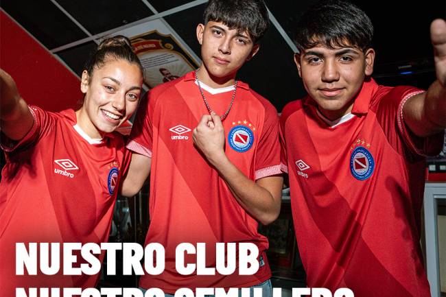 Umbro Argentina presents the new Argentinos Juniors jersey