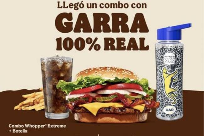 Burger King lanza el combo Los Pumas