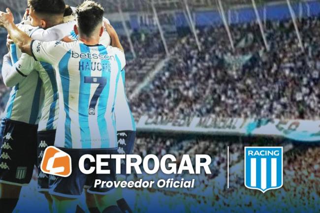 Cetrogar, nuevo proveedor oficial de Racing Club