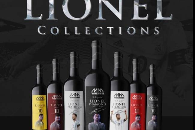 Messi lanzó su propia colección de vinos