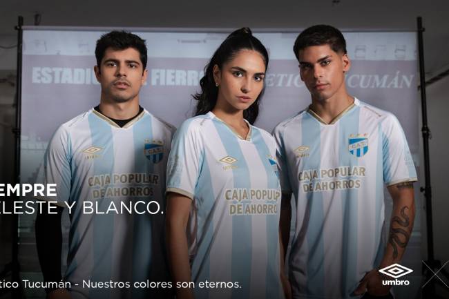 Atlético Tucumán presentó su nueva camiseta titular junto a Umbro