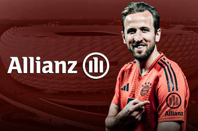 Harry Kane is the new ambassador for Allianz