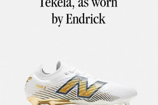 New Balance Unveiled the Boots Endrick Will Wear at His Official Presentation at Real Madrid