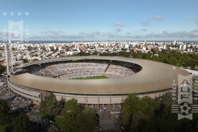 AUF presents the future Centenario Stadium for the 2030 World Cup