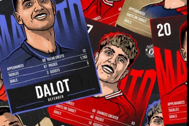 Manchester United lanza cartas de tradeo de sus jugadores