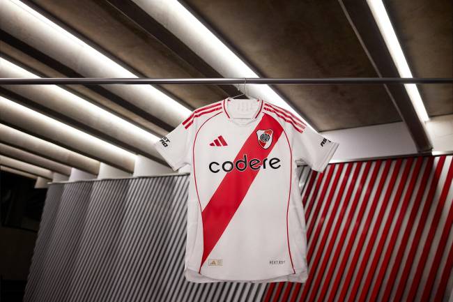 Adidas has unveiled the new home jersey for River Plate.