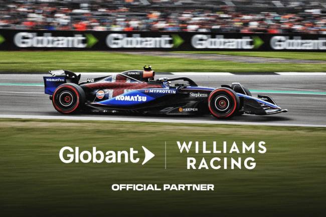 Globant se convirtió en patrocinador oficial de Williams Racing