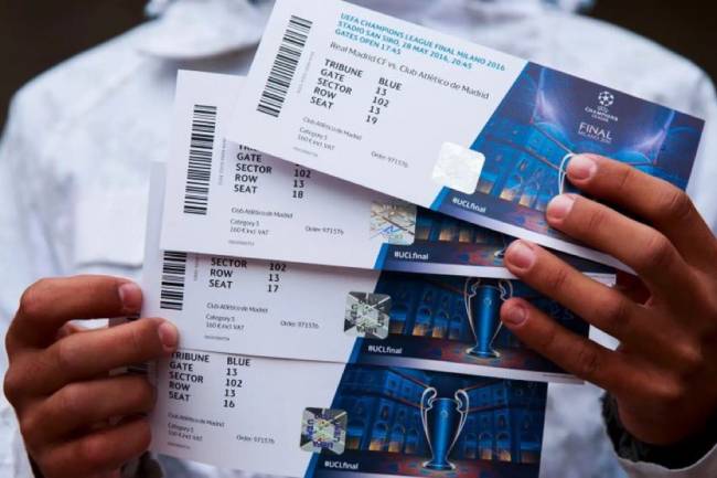 UEFA regulará los precios de las entradas de sus competencias