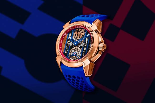 FC Barcelona y Jacob & Co lanzaron un reloj de lujo para conmemorar el 125º aniversario del club