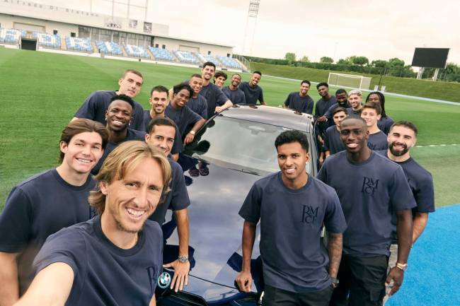 BMW le regaló autos híbridos a los jugadores de Real Madrid