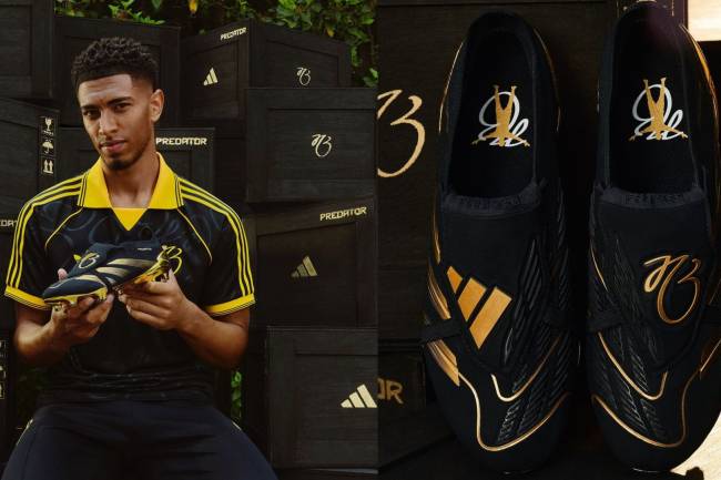 Adidas lanzó una edición exclusiva de botines personalizados para Jude Bellingham