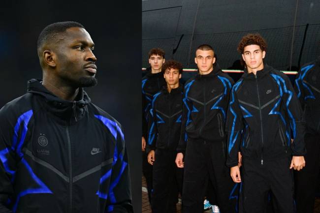  Inter Milan released a sportswear set in collaboration with Nike and an Italian urban clothing brand