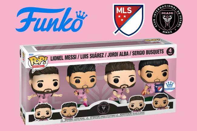 Funko Pop! presentó una colección exclusiva de las estrellas de Inter Miami