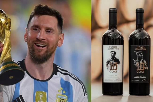 Lionel Messi lanzó dos vinos de edición especial