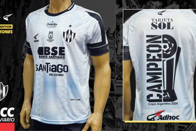 Adhoc lanzó una camiseta especial por el campeonato de Central Córdoba