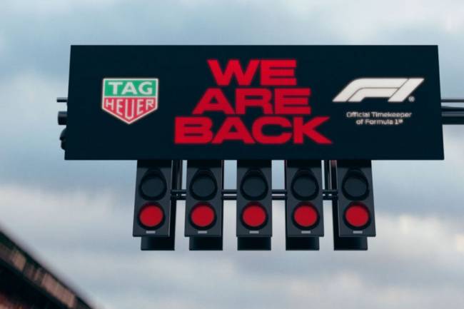 TAG Heuer se convertirá en reloj oficial de la F1 en 2025