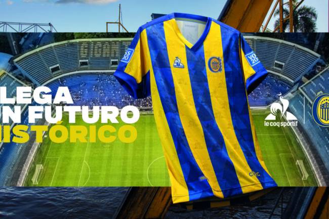 Le Coq Sportif presentó las nuevas camisetas de Rosario Central