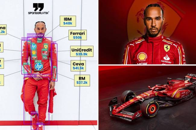 ¿Cuánto dinero ganaron los sponsors de Ferrari con el primer post de Lewis Hamilton?