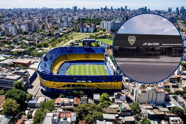 Boca Juniors and SportClub team up to build a gym in front of La Bombonera